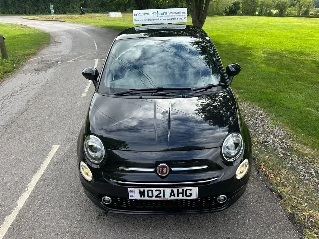 Used Fiat 500 Lounge 70 HP (51 kW) 2021 Black Hatchback