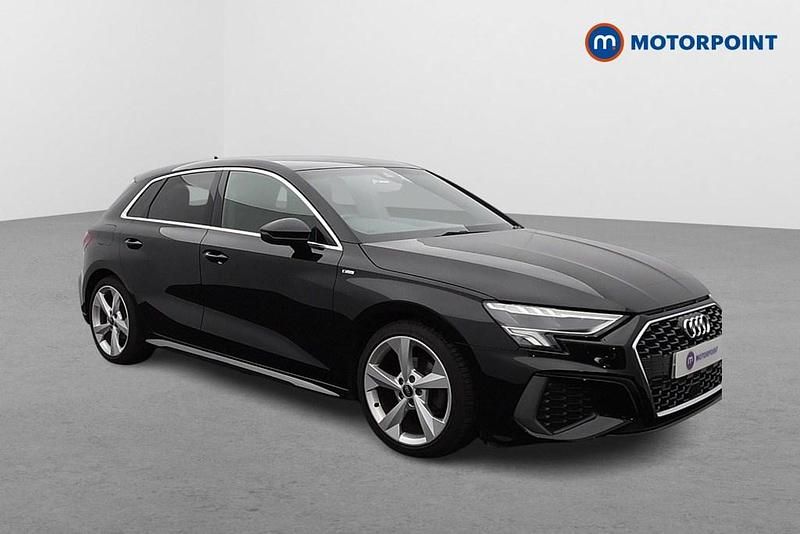 Used Audi A3 S-Line 2023 Black Hatchback