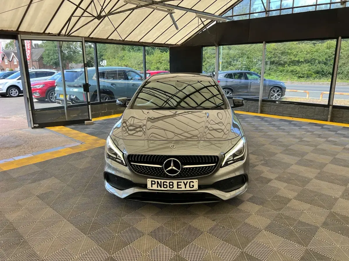 Used Mercedes CLA220 AMG line 2018 Grey Coupe