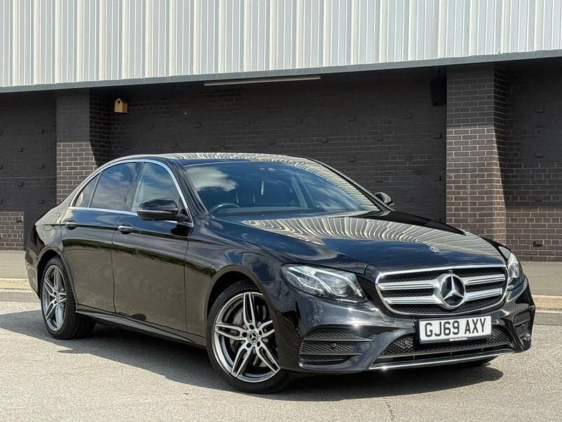 Used Mercedes E400 AMG line 2019 Black Sedan