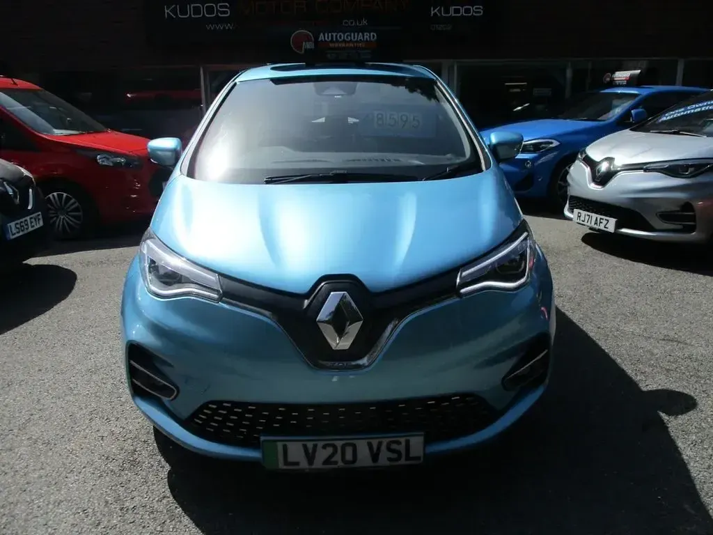 Used Renault Zoe GT-Line 100 kW (136 HP) 2020 Blue Hatchback