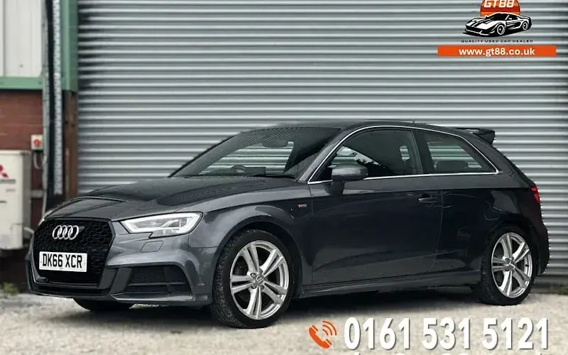 Used Audi A3 Sportback S-Line 150 HP (110 kW) 2016 Grey Hatchback