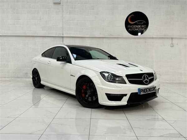 White Used 2014 Mercedes C63 AMG Edition Coupe | £38,399 - Image 1/4