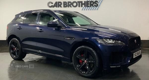 Blue Used 2019 Jaguar F-Pace S SUV | £20,995 (Fair price) - Image 1/1