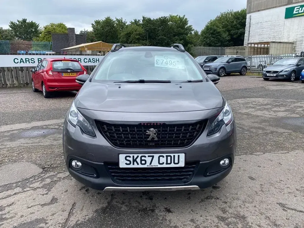 Used Peugeot 2008 GT-line 110 HP (80 kW) 2017 Grey SUV