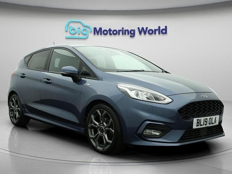 Blue Used 2019 Ford Fiesta ST-Line Hatchback | £9,896 (Fair price) - Image 1/4