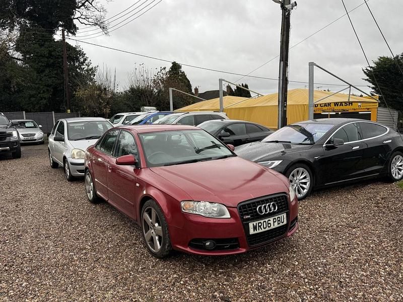 Red Used 2006 Audi A4 S-Line Sedan | £750 (Fair price) - Image 1/4