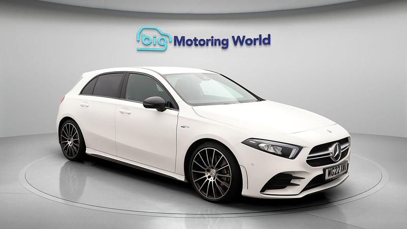 White Used 2022 Mercedes A35 AMG Executive Hatchback | £26,000 (Good price) - Image 1/4