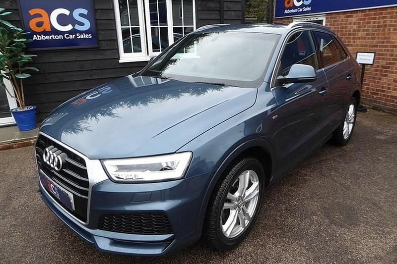 Blue Used 2017 Audi Q3 S-Line SUV | £14,695 (Fair price) - Image 1/1
