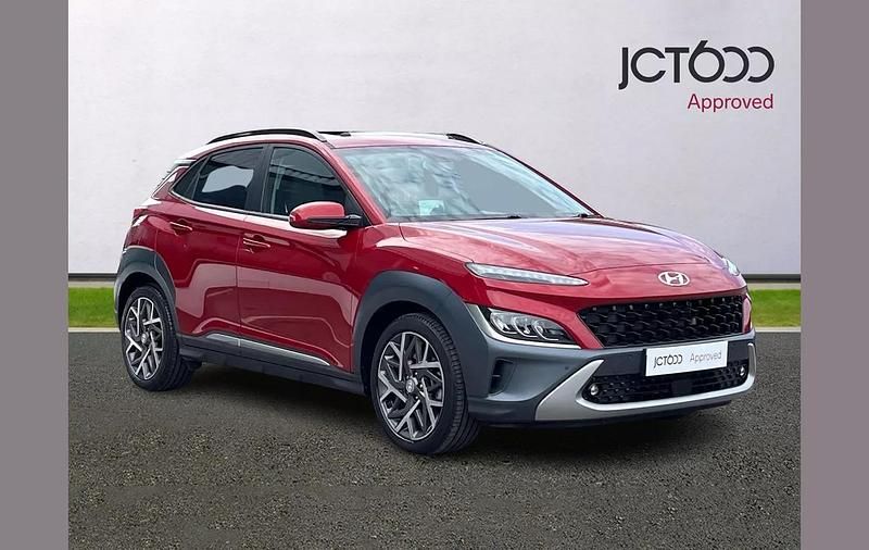 Red Used 2022 Hyundai Kona Ultimate SUV | £20,188 (Fair price) - Image 1/4