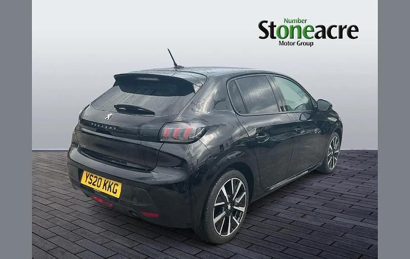 Used Peugeot 208 Allure Premium 101 HP (74 kW) 2020 Black Hatchback