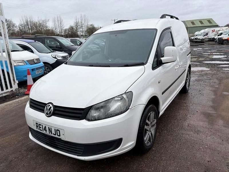 Begagnad VW Caddy Trendline 102 HK (75 kW) 2014 Vit Minibuss