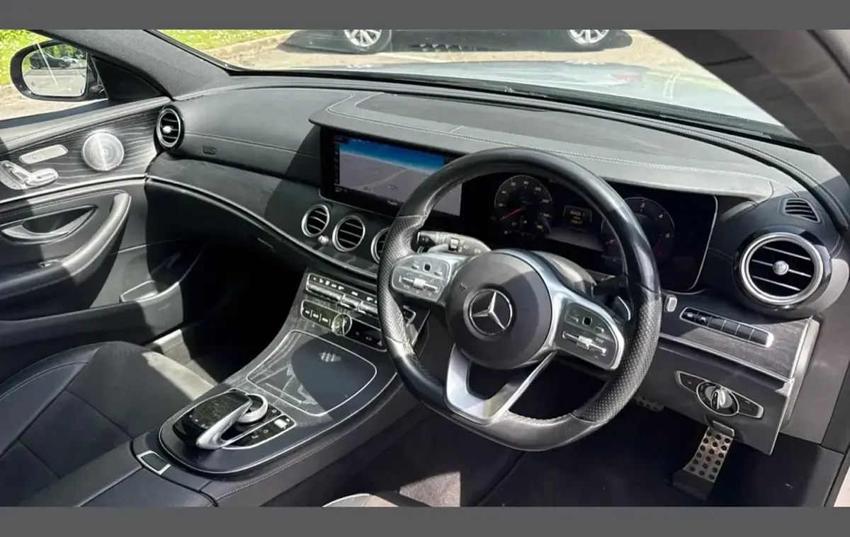 Used Mercedes E220 AMG line 194 HP (142 kW) 2020 Silver Estate