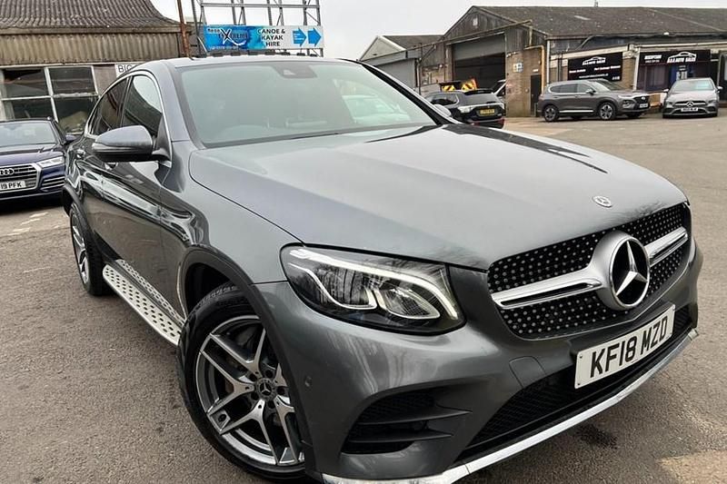 Used Mercedes GLC350 AMG line 2018 Grey Coupe