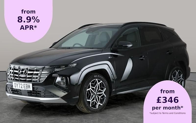 Black Used 2022 Hyundai Tucson N Line SUV | £23,898 (Fair price) - Image 1/2
