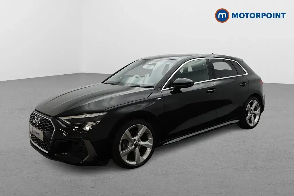 Used Audi A3 S-Line 2023 Black Sedan