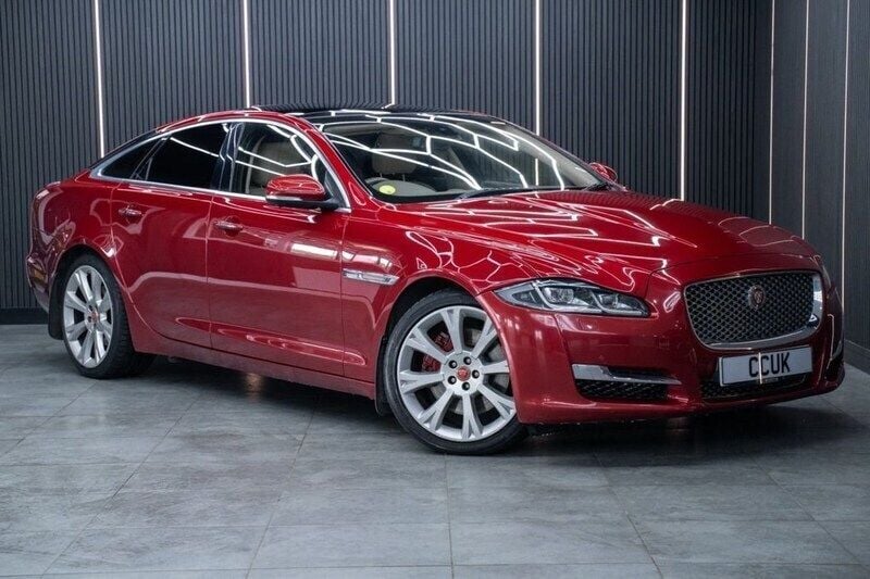 Red Used 2016 Jaguar XJ Portfolio Sedan | £16,990 (Fair price) - Image 1/4