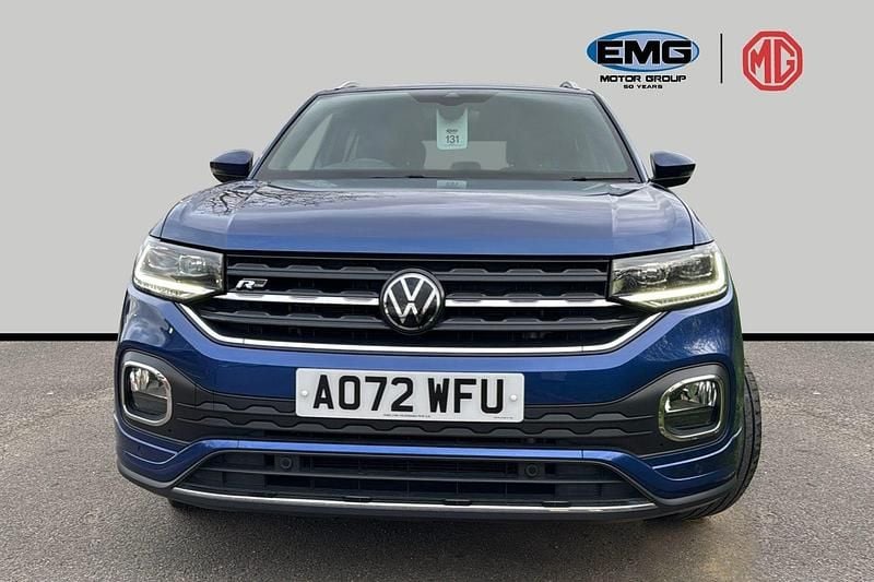 Used VW T-Cross R-line 110 HP (80 kW) 2022 Blue SUV