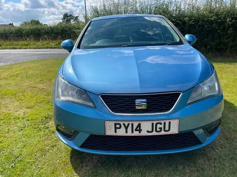 Used Seat Ibiza 85 HP (62 kW) 2014 Blue Hatchback