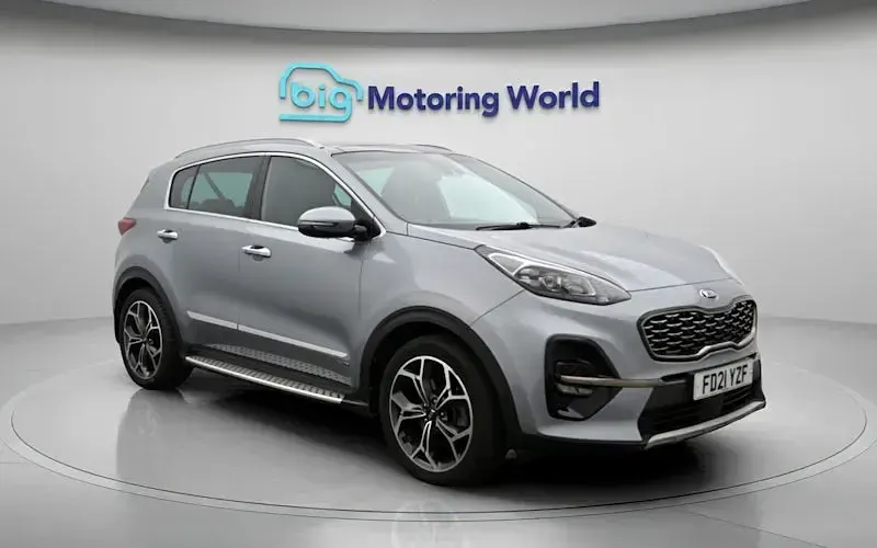 Used Kia Sportage GT-Line S 136 HP (100 kW) 2021 Silver SUV