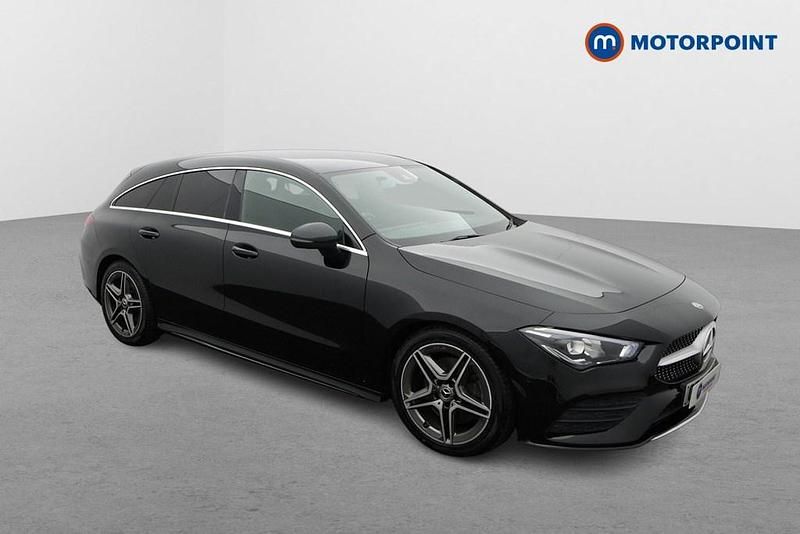 Black Used 2020 Mercedes CLA200 AMG line Estate | £18,999 (Good price) - Image 1/4