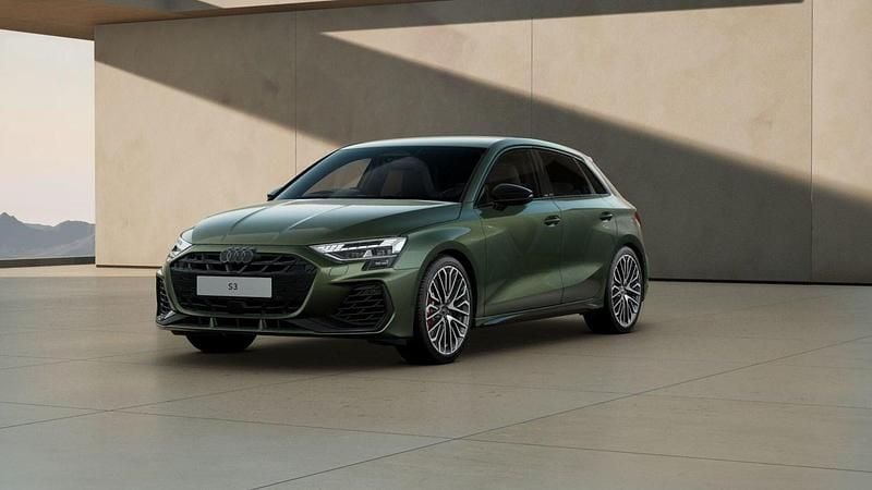 Green New 2025 Audi S3 Sportback Black Edition Hatchback | £43,595 (Super price) - Image 1/4