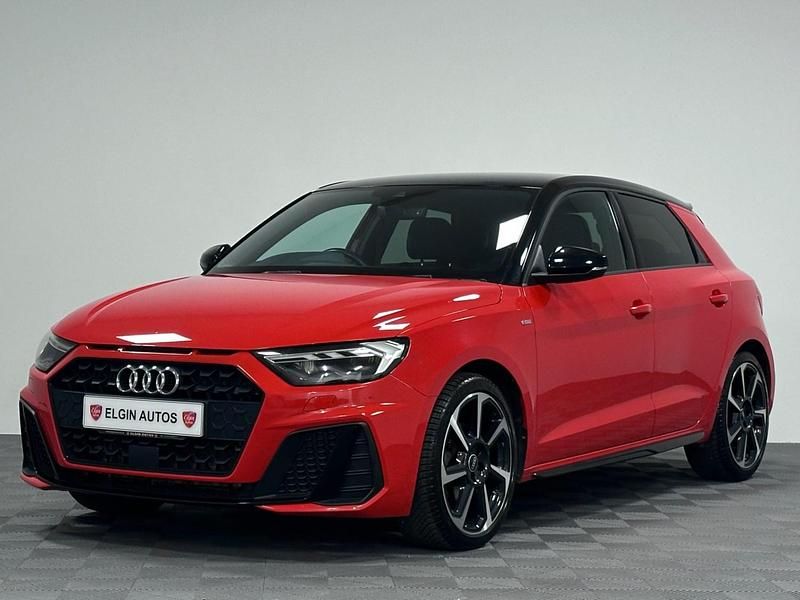 Used Audi A1 Sportback Black Edition 110 HP (80 kW) 2021 Red Hatchback