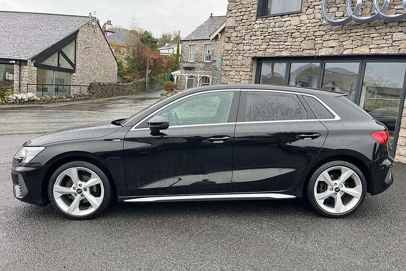 Used Audi A3 S-Line 147 HP (108 kW) 2023 Black Sedan