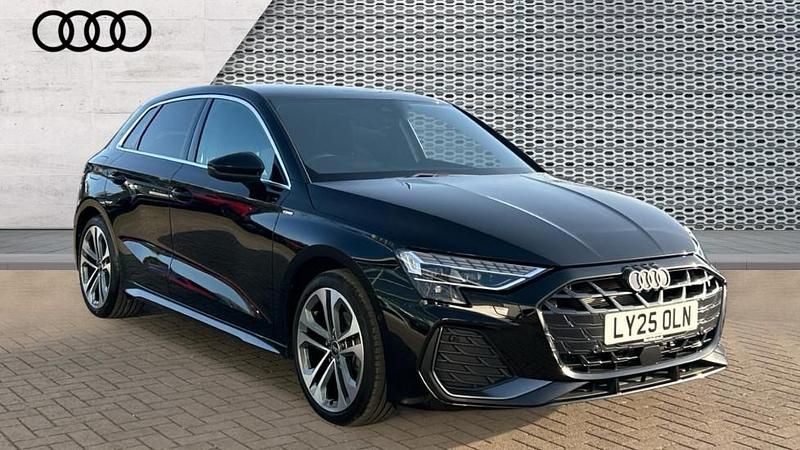 Used Audi A3 S-Line 150 HP (110 kW) 2025 Black Hatchback
