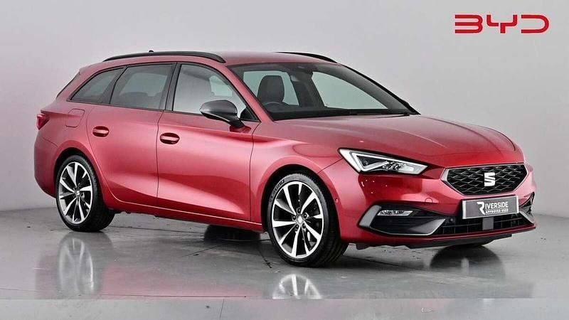 Red Used 2022 Seat Leon FR Sport Estate | £17,885 (Fair price) - Image 1/4