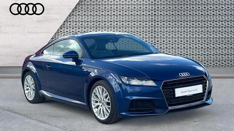 Blue Used 2017 Audi TTS S-Line Coupe | £16,817 - Image 1/4