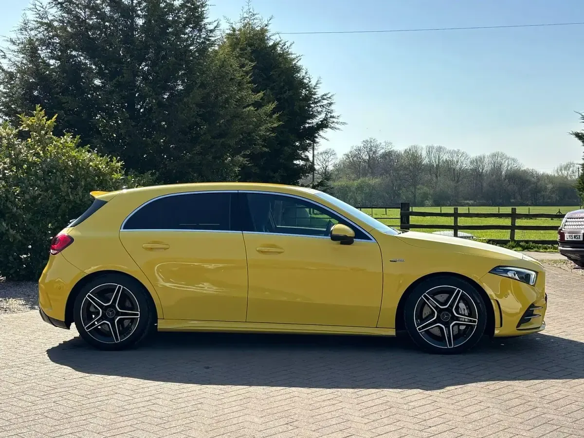Used Mercedes A35 AMG Executive 2019 Yellow Hatchback