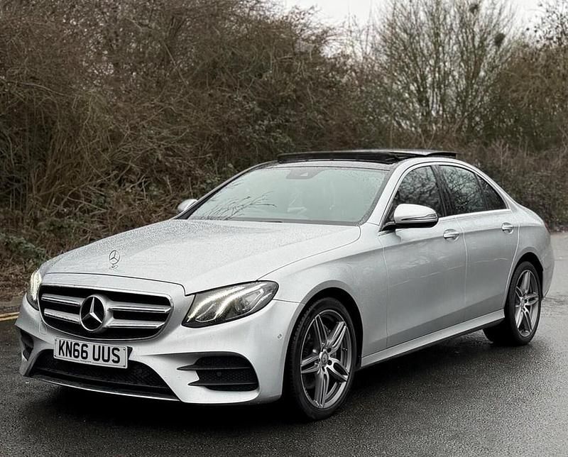 Used Mercedes E220 AMG Line Premium 2016 Silver Sedan