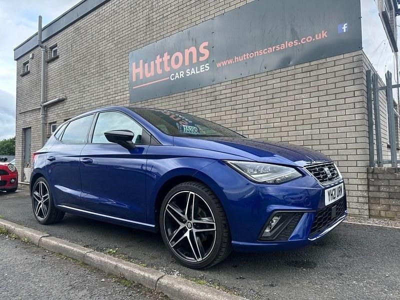Used Seat Ibiza FR Sport 110 HP (80 kW) 2021 Blue Hatchback
