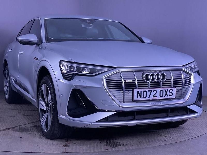 Silver Used 2022 Audi e-tron S-Line SUV | £22,299 (Good price) - Image 1/4