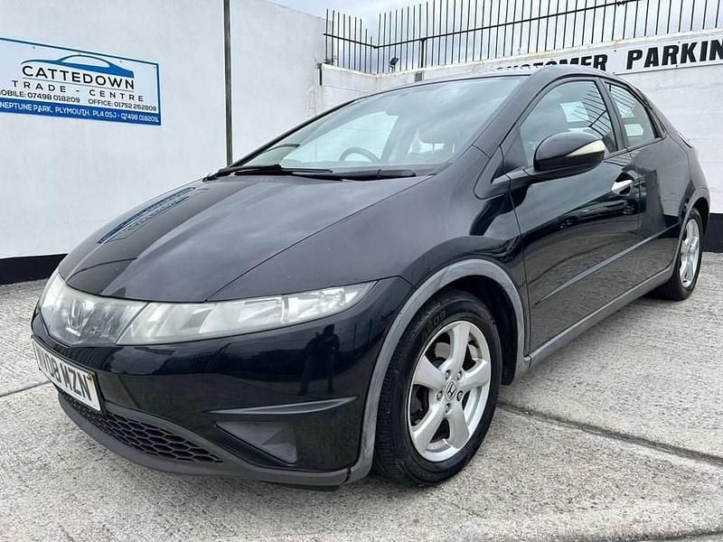 Black Used 2008 Honda Civic SE Hatchback | £3,795 (Expensive) - Image 1/3