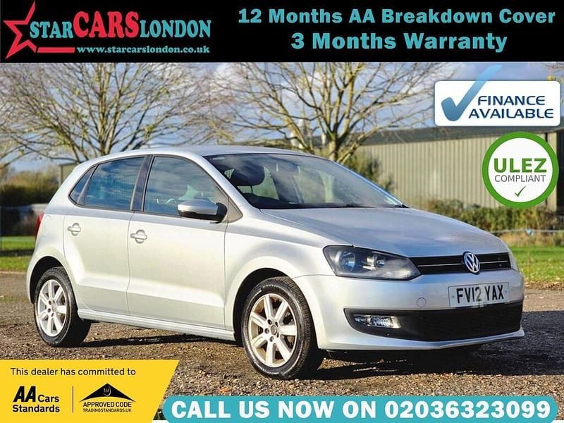 Used VW Polo Match 60 HP (44 kW) 2012 Silver Hatchback