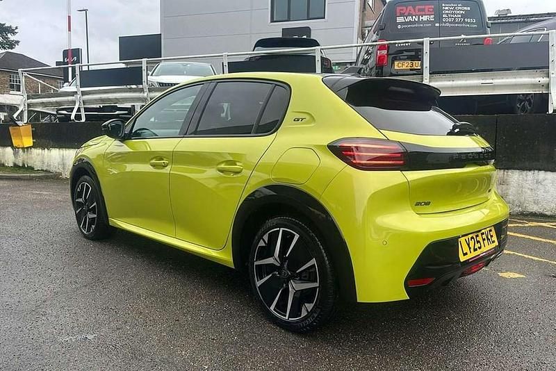 Used Peugeot 208 GT 100 HP (73 kW) 2025 Agueda yellow Hatchback