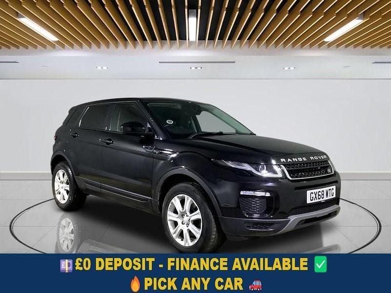 Black Used 2018 Land Rover Range Rover evoque SE Estate | £13,649 (Good price) - Image 1/4