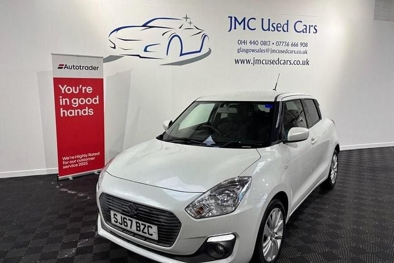 White Used 2017 Suzuki Swift SZ-T Hatchback | £7,495 (Fair price) - Image 1/1