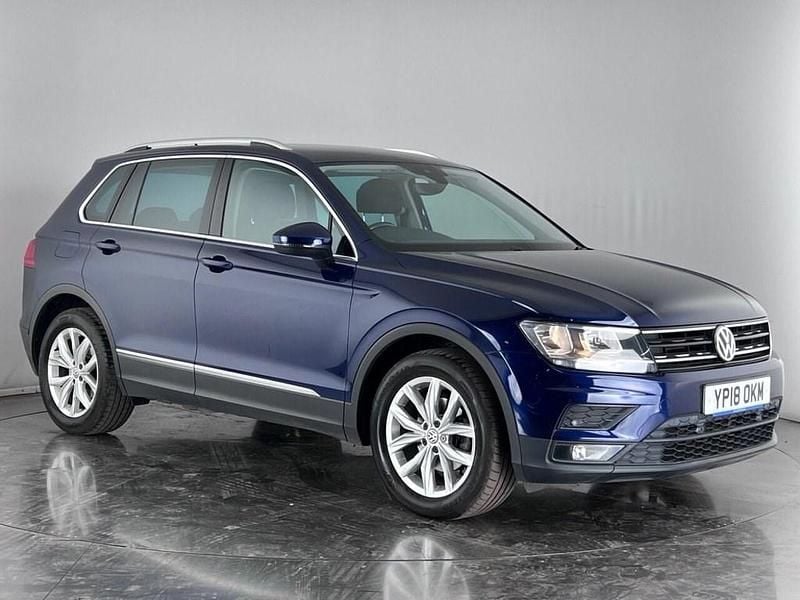 Blue Used 2018 VW Tiguan SE SUV | £14,100 (Good price) - Image 1/3