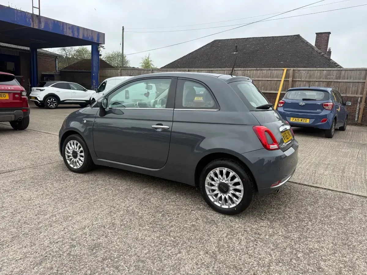 Used Fiat 500 Lounge 69 HP (50 kW) 2015 Grey Hatchback