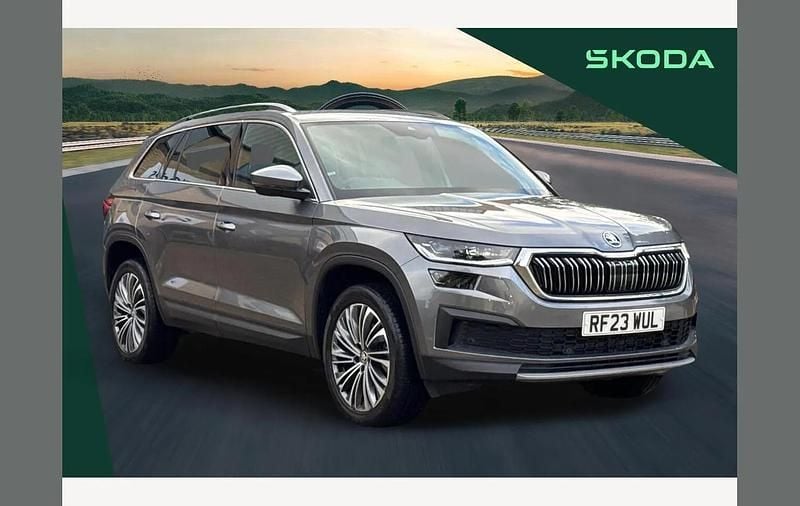 Grey Used 2023 Skoda Kodiaq SE L Executive SUV | £27,295 (Fair price) - Image 1/2