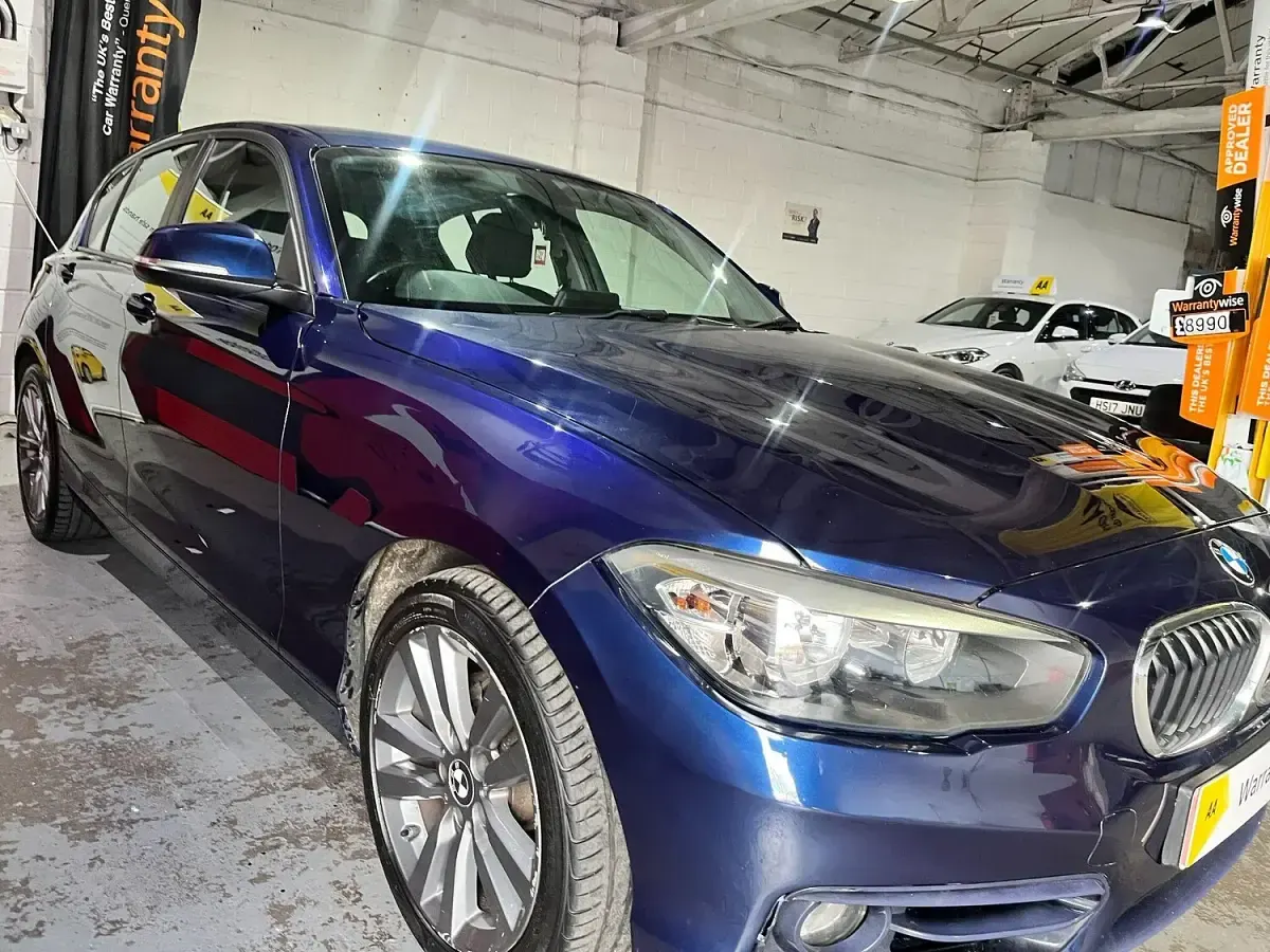 Used BMW 118 Sport Line 2017 Blue Hatchback