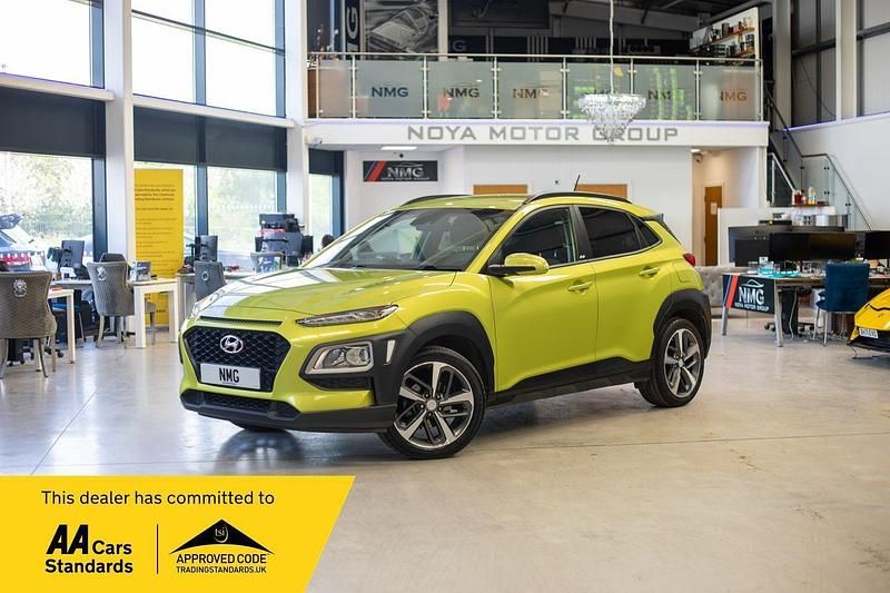 Yellow Used 2019 Hyundai Kona Edition SUV | £9,379 (Fair price) - Image 1/4