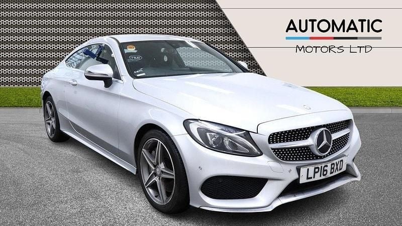 Silver Used 2016 Mercedes C250 AMG line Coupe | £10,990 (Fair price) - Image 1/4