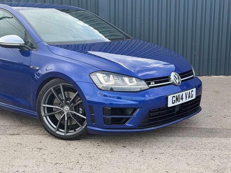 Used VW Golf VII R 2014 Blue Hatchback