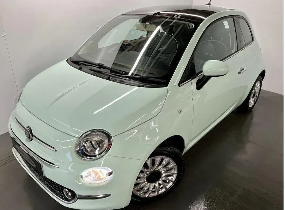 Used Fiat 500 Lounge 69 HP (50 kW) 2015 Green Hatchback