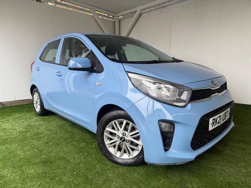 Used Kia Picanto 2021 Blue Hatchback