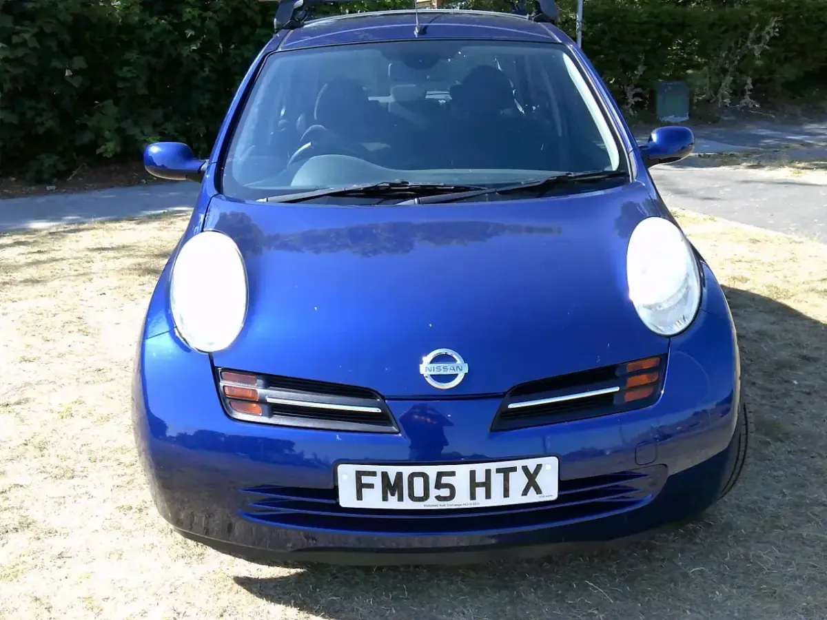 Used Nissan Micra 88 HP (64 kW) 2005 Blue Hatchback